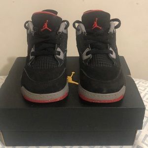 Pre owned Jordan 4 Retro (TD) bred